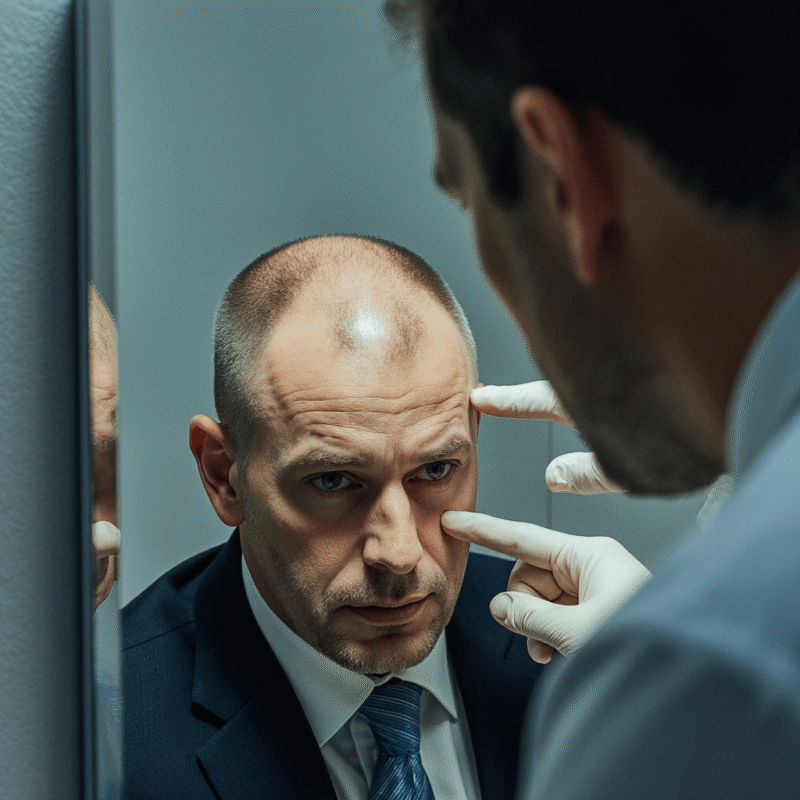 کاشت مو ناموفق