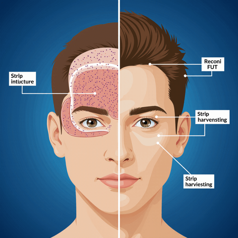 کاشت مو به روش FUT و FUE